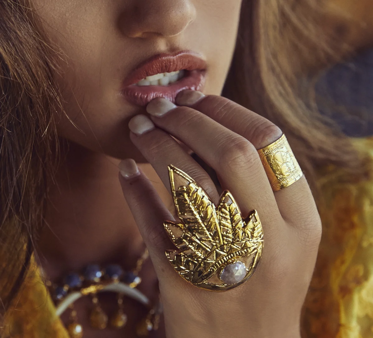 きらきら CZ クィーン リング TIGER LILY★Luxdivine #1008 RINGS — Lux Divine